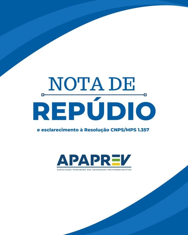 Nota de repúdio e esclarecimento à Resolução CNPS/MPS nº 1.357